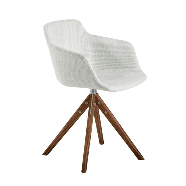 Rackhams Beige Fabric Swivel Chair 4059 - image 1