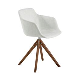 Rackhams Beige Fabric Swivel Chair 4059 - thumbnail 1