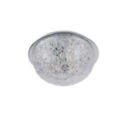 Rackhams Donte Polished Chrome & Acrylic LED Small Flush Ceiling Light - thumbnail 3