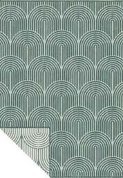 Rackhams Pangli Flatweave Reversible Green Rug Indoor-Outdoor - 80X150 cm - thumbnail 1