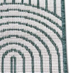 Rackhams Pangli Flatweave Reversible Green Rug Indoor-Outdoor - 80X150 cm - thumbnail 2