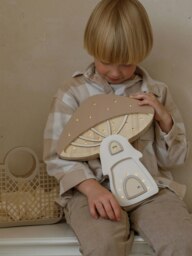 Rackhams Mushroom Lamp in Beige (31.5x29x5.5 cm) - Beige - One size - thumbnail 2