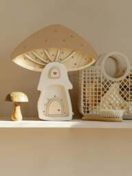 Rackhams Mushroom Lamp in Beige (31.5x29x5.5 cm) - Beige - One size - thumbnail 3