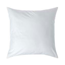 Rackhams Crisp & Cool 200 TC Egyptian Cotton Percale Housewife Pillowcase, European Size - White - 80 x 80 cm
