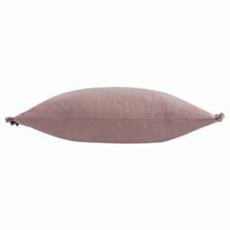 Rackhams Tilly Reversible Velvet Cushion Cover - Heather/Smoke - 50cm x 30cm - Heather/Smoke - 100% Polyester - thumbnail 3