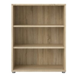 Rackhams Prima Bookcase 2 Shelves in Oak - Oak - Wood - 1 - thumbnail 2