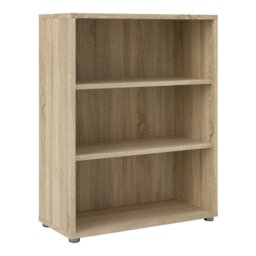Rackhams Prima Bookcase 2 Shelves in Oak - Oak - Wood - 1