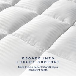 Rackhams Luxurious Hotel Extra Deep 10cm Mattress Topper - Double - thumbnail 6