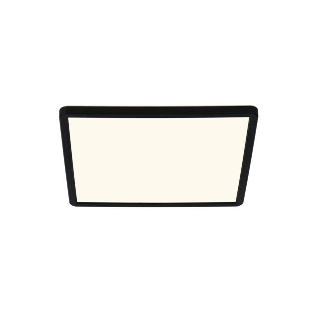Rackhams Oja 29 Square - IP54 3000/4000K - 3-Step - Ceiling light - Black - Black - Plastic - 1 - image 1
