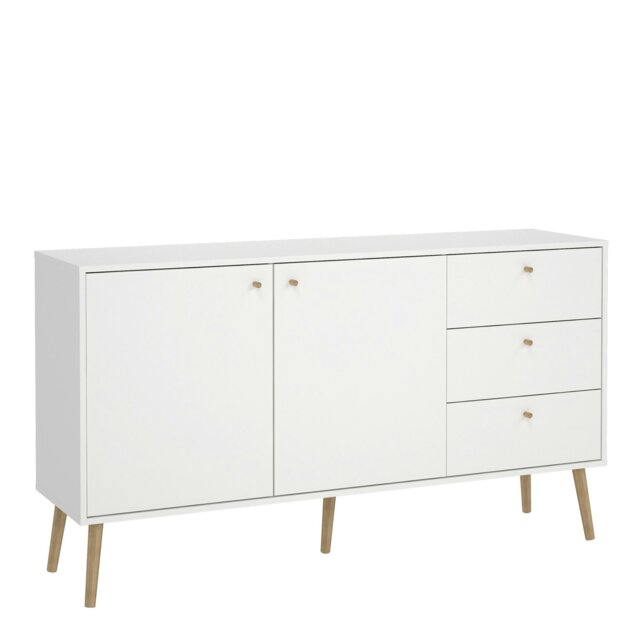 Rackhams Cumbria Sideboard 2 Doors + 3 Drawers White - White - 147.2 - 1 - image 1