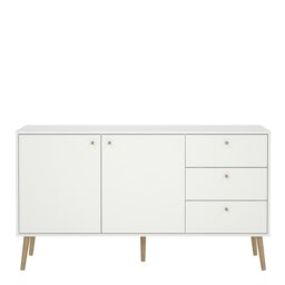 Rackhams Cumbria Sideboard 2 Doors + 3 Drawers White - White - 147.2 - 1 - thumbnail 2