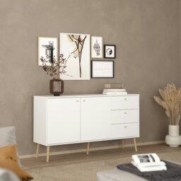 Rackhams Cumbria Sideboard 2 Doors + 3 Drawers White - White - 147.2 - 1 - thumbnail 6