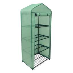 Rackhams Greenhouse 4 Tier with PE Cover