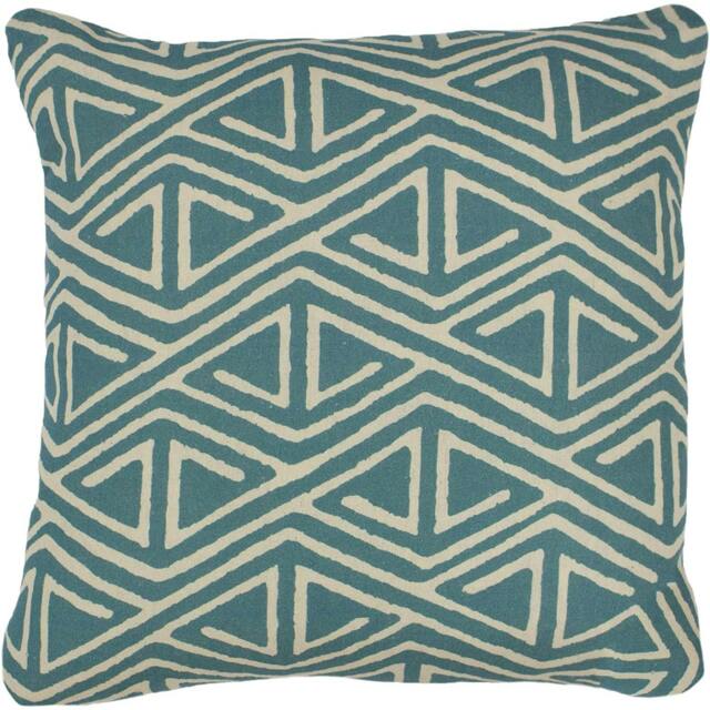 Rackhams Rocco Cushion Cover - Teal - One Size - Teal - 100% Polyester - image 1