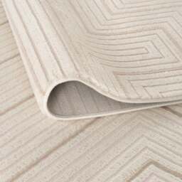 Rackhams Carmel Cream-Beige Geometric Rug - 6040 - 80X150 cm - thumbnail 3
