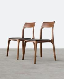 Rackhams A Set Of 2 Hans CH3 Dining Chairs, Dark Oak, Light Oak - Light Oak - A set of 2 Chairs - thumbnail 2