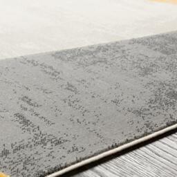 Rackhams City-Modern Yellow Grey Blue Graphic Rug - 160 x 220 cm - thumbnail 3