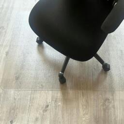 Rackhams Enhanced Polymer Chair Mat for Hard Floors – Clear Rectangular Office Floor Protector - Multiple Sizes - 116 x 150cm - thumbnail 3