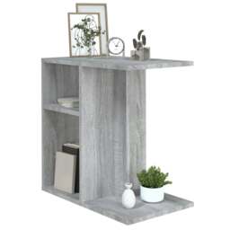 Rackhams Side Table Grey Sonoma 50x30x50 cm Engineered Wood - thumbnail 4