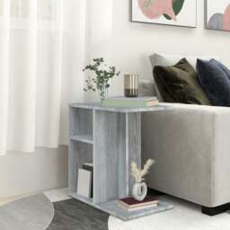 Rackhams Side Table Grey Sonoma 50x30x50 cm Engineered Wood - thumbnail 1