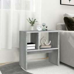 Rackhams Side Table Grey Sonoma 50x30x50 cm Engineered Wood - thumbnail 3