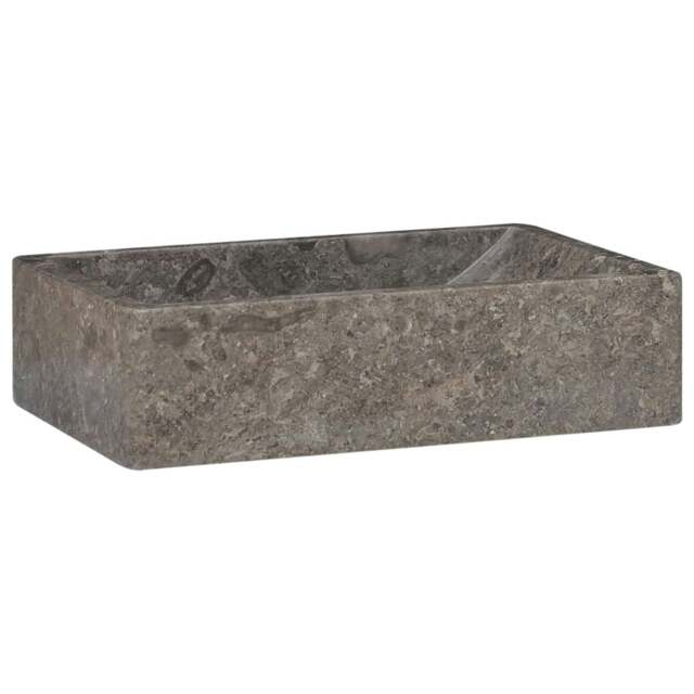 Rackhams Sink 45x30x12 cm Marble High Gloss Grey