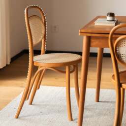 Rackhams Nadia Rattan Dining Chair - With Rattan - thumbnail 1
