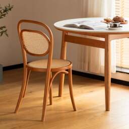 Rackhams Nadia Rattan Dining Chair - With Rattan - thumbnail 5