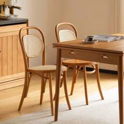 Rackhams Nadia Rattan Dining Chair - With Rattan - thumbnail 3