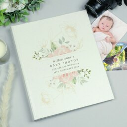 Rackhams Personalised Floral Traditional Photo Album - thumbnail 2