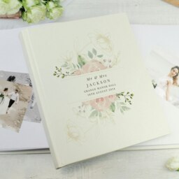 Rackhams Personalised Floral Traditional Photo Album