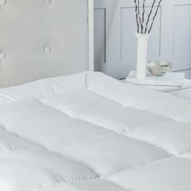 Rackhams 4 Inch Microfiber Mattress Topper - Super King - image 1