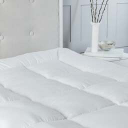Rackhams 4 Inch Microfiber Mattress Topper - Super King - thumbnail 1