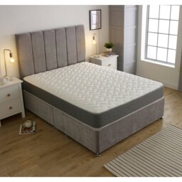 Rackhams WaveFlex Hybrid Mattress - 18cm Deep Breathable Cooltouch+ Sleep Surface - Grey - 1 - 3ft Single Mattress (90cm x 190cm) - thumbnail 4