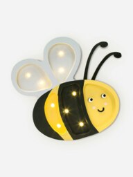 Rackhams Happy Bee Lamp in Yellow (16x18.5x5.5 cm) - Yellow - One size