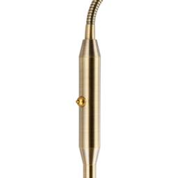 Rackhams Modern Antique Brass Task Floor Lamp with LED Halo Ring and CCT Dimmer - thumbnail 3