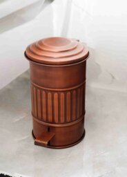 Rackhams Copper Step On Bathroom Rubbish Bin (5 Litres) - thumbnail 2