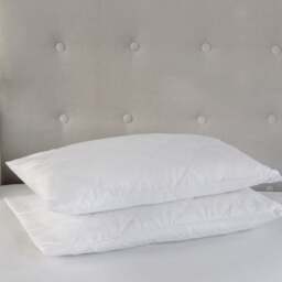 Rackhams Quilted Pillow Soft Touch Microfibre Protector Zippered Closing - Pack of 4