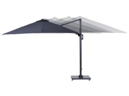 Rackhams Hawaii 300cm x 300cm Square Cantilever Parasol with 90kg Moveable Granite Base - Dark Grey - thumbnail 5