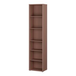 Rackhams Alice Springs Tall Narrow Bookcase with 5 Shelves in Terracotta - Manufactured Wood - 1 - Terracotta - thumbnail 4