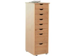 Rackhams Gava Chest with 8 drawers in stained wax - Brown - thumbnail 5