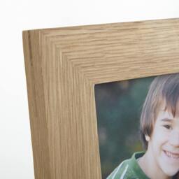 "Rackhams Solid Oak Four Aperture Picture Frame - For 6x4"" Photos - For 6""x4"" photos + Prints" - thumbnail 2
