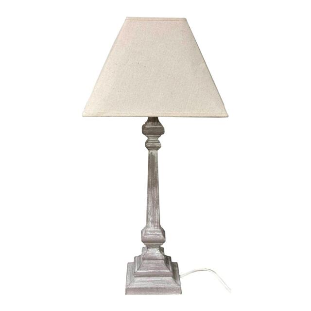Rackhams Pula Table Lamp (UK Plug) - White - 51cm x 29cm x 29cm - White - 100% Mixed