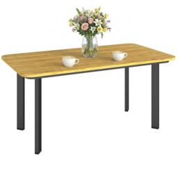 Rackhams Outdoor Coffee Table, Garden Table with Slatted WPC Top - 90 x 49 x 40 cm - Grey - 1 - thumbnail 3
