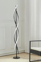 Rackhams Contemporary LED Floor Lamp - Black - One Size - thumbnail 2
