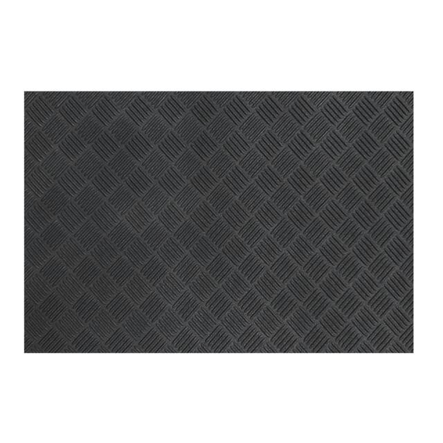 Rackhams Deckplate Low Profile Rubber Doormat - 90cm x 60cm - image 1