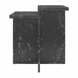 Rackhams Brielle Accent Table Black Faux Marble - Black - thumbnail 3
