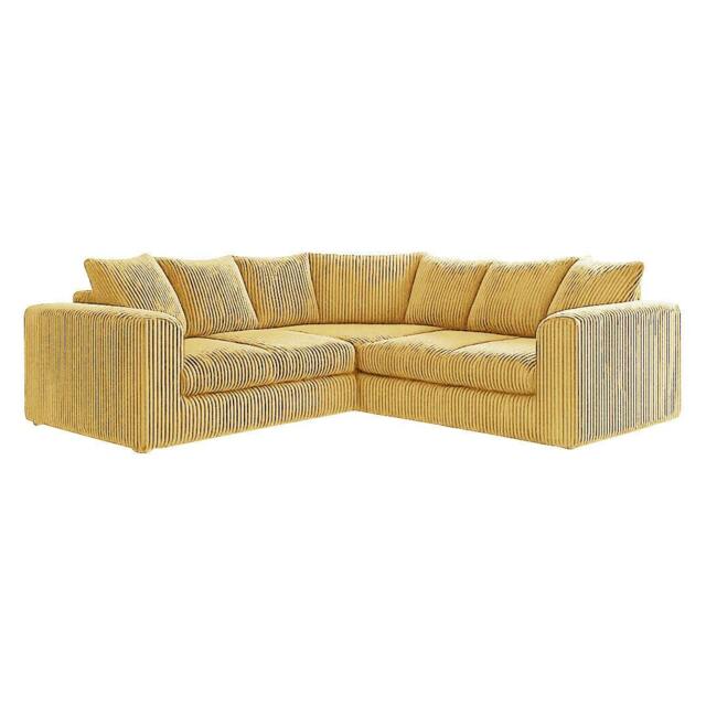 Rackhams Stockley Corner Sofa - Mustard - Corner Sofa
