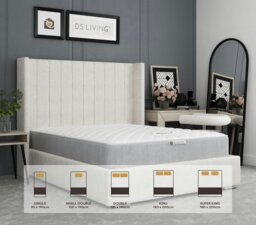 Rackhams Ortho 12.5 Bonnell Spring  Mattress with Comfort Layers - 5ft - King - Essentials by Ds Living - thumbnail 6