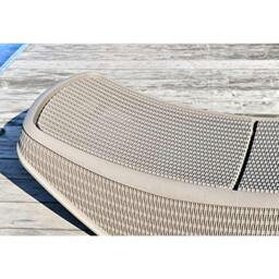 Rackhams MALDIVES Greige Prestigious Outdoor Rattan-Style Adjustable Sun Lounger Pre-Assembled - 1 - Greige - Sunlounger - thumbnail 3